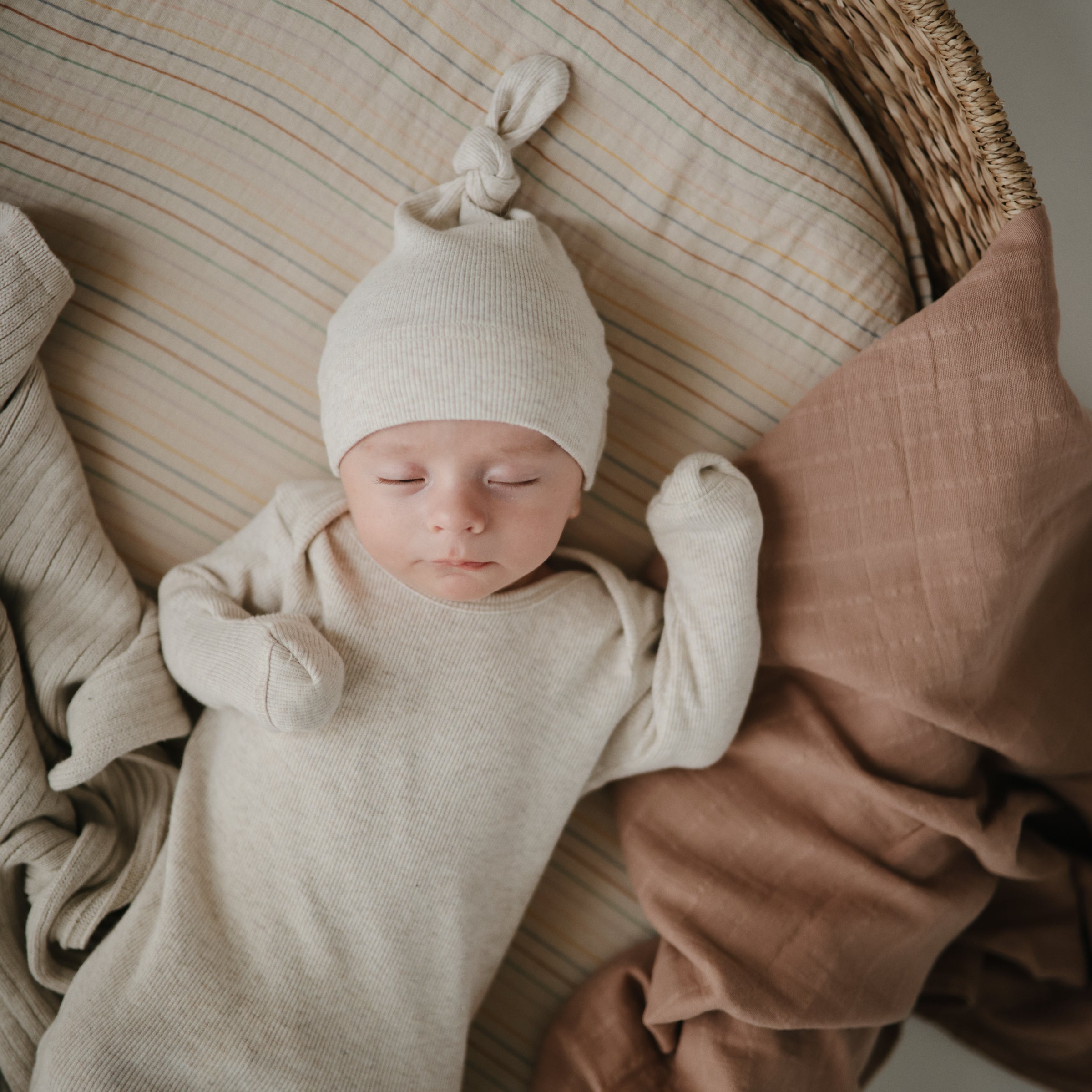 Image of Ribbed Baby Beanie